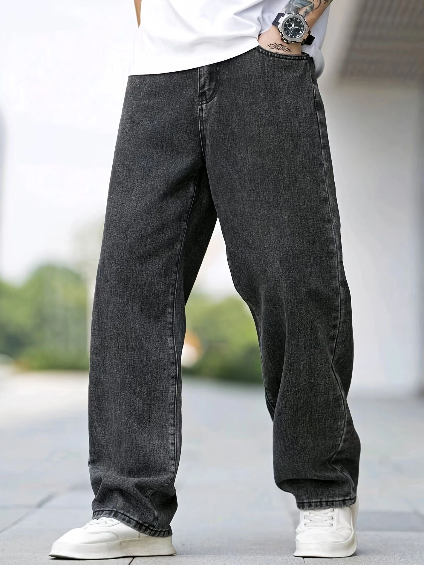Mens Cotton Trousers - Image 4
